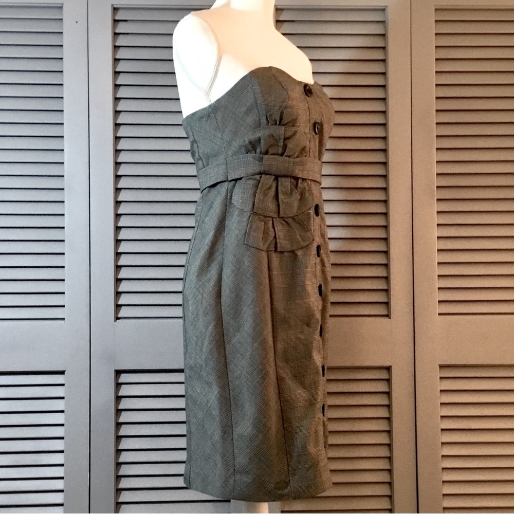NWOT Anthropologie Floreat Plaid Dress - Picture 4 of 16